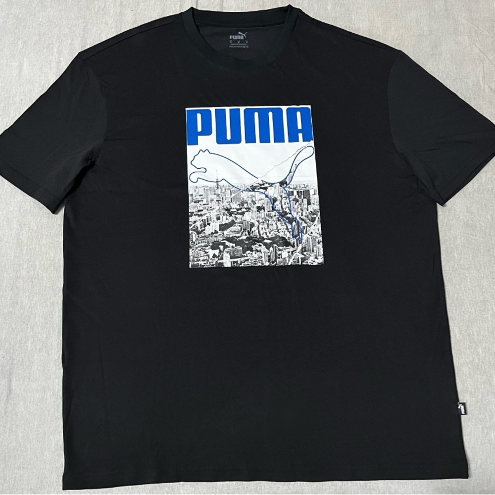 Black & Blue Puma Tee